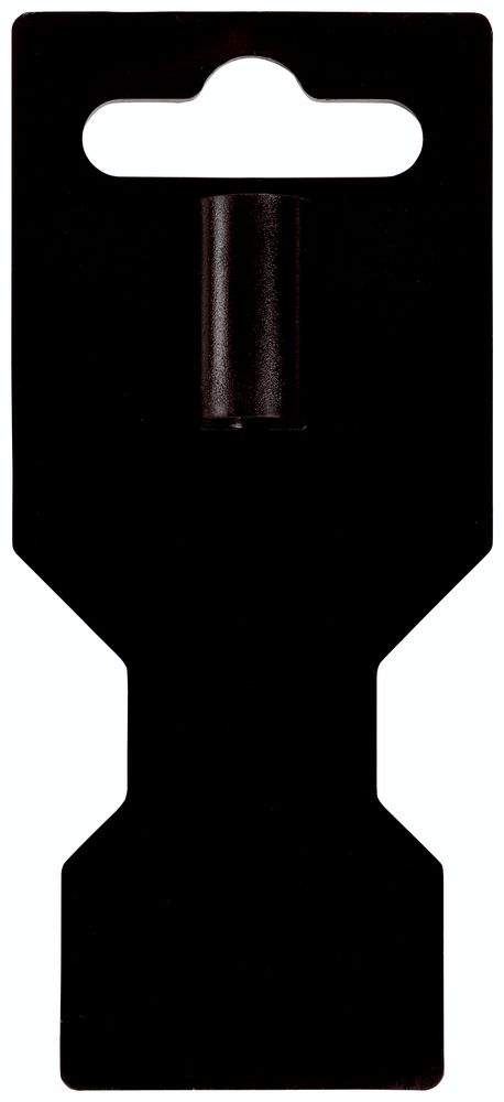 EURO Holder octagonal 8 mm, black