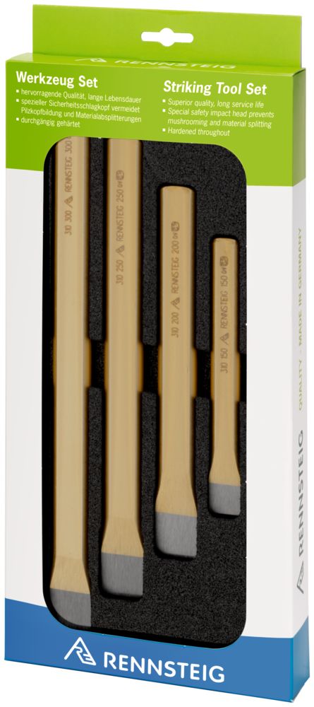 Bộ đục thép hợp kim Rennsteig 421 010 0 SB, gồm 6 cây, khay mút định hình thumbnail 2