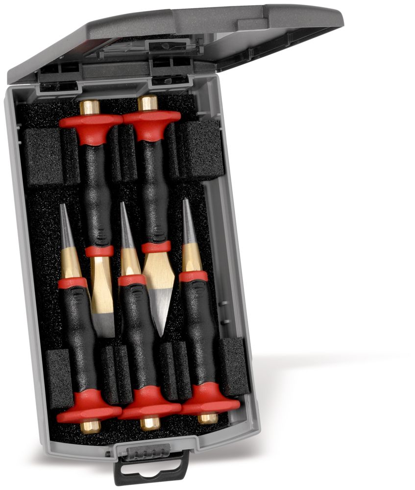 Tool set with handguard in plastic box thumbnail 2