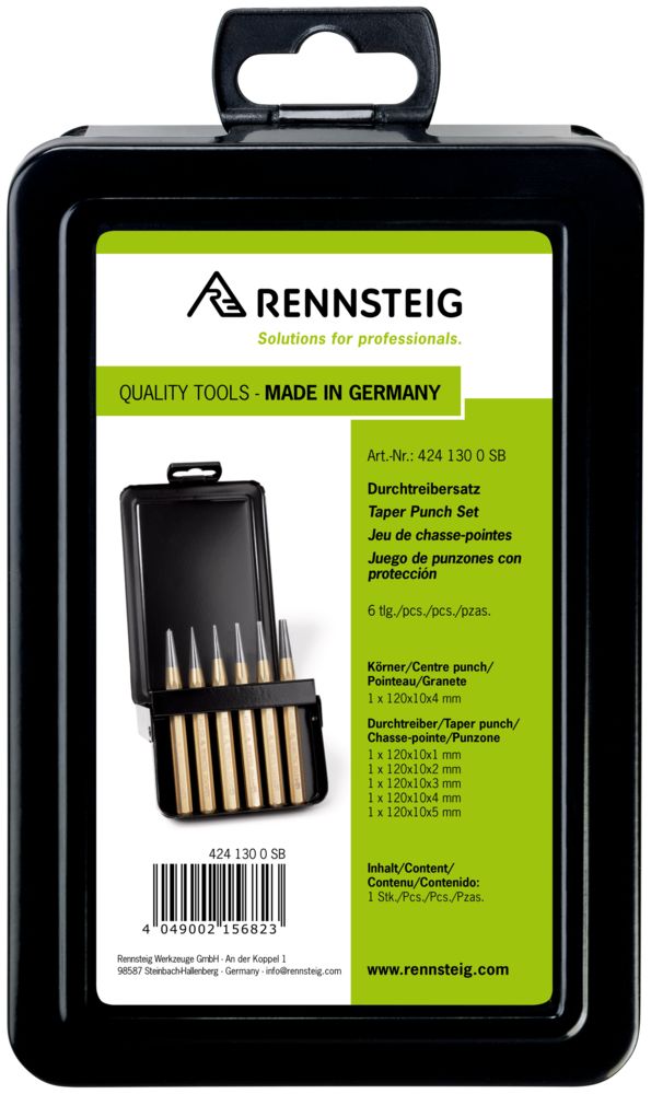 Taper punch set in metal box DIY thumbnail 5