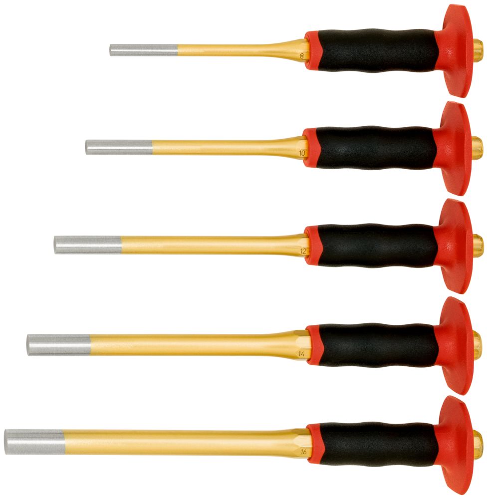 Bộ đột chốt song song XXL với tay cầm bảo vệ, hộp nhựa, 5 chi tiết Rennsteig 425 154 0 thumbnail 4