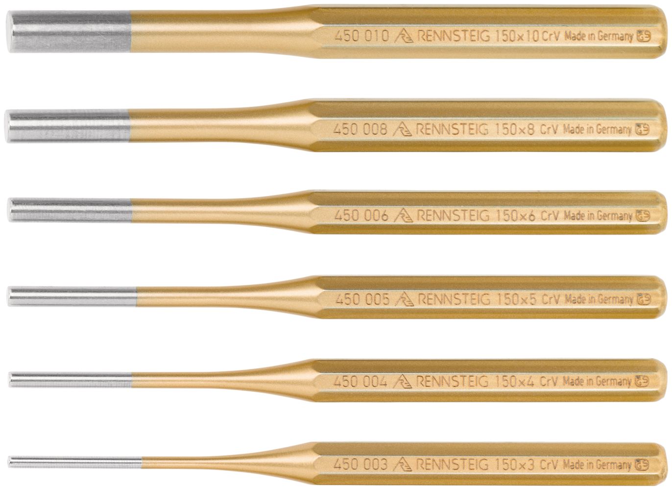 Parallel pin punch set in plastic holder thumbnail 4