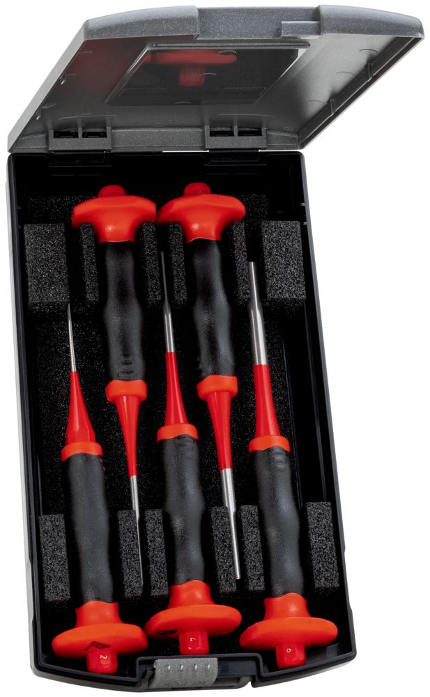 Rennsteig 425 502 6 Parallel Pin Punch Set Exclusive with Handguard in Plastic Box thumbnail 2