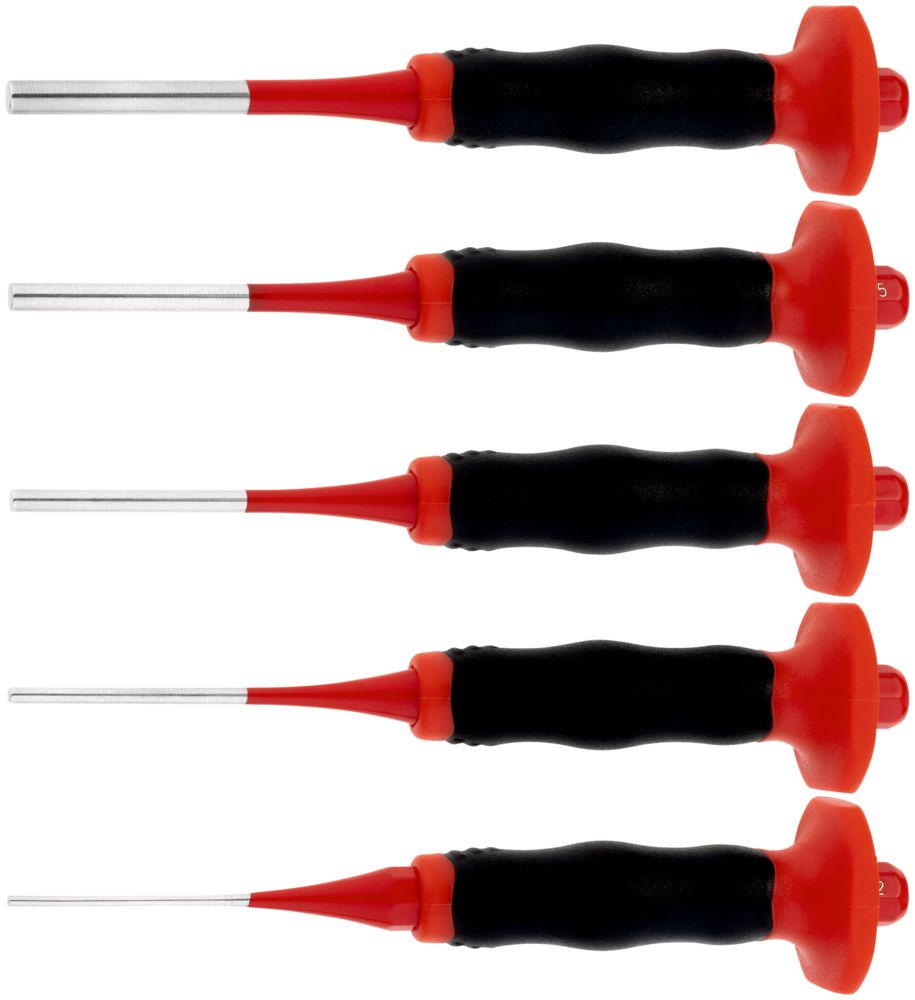 Rennsteig 425 502 6 Parallel Pin Punch Set Exclusive with Handguard in Plastic Box thumbnail 5