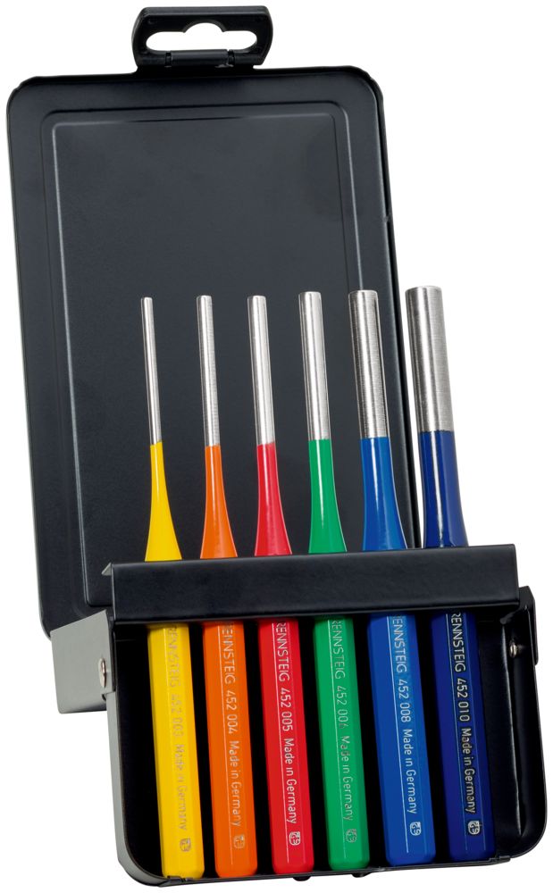 Parallel pin punch set “Exclusive”, assorted colours in metal box 425 530 6 RC thumbnail 2