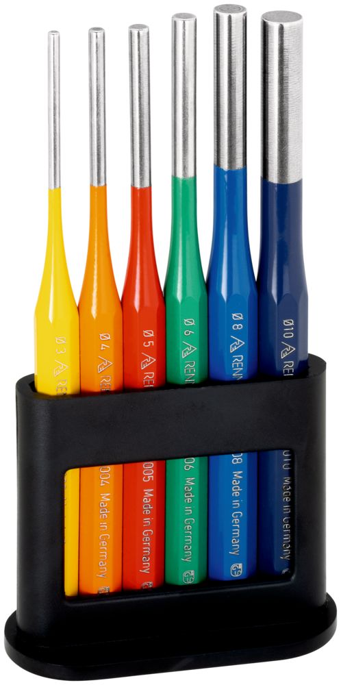 Bộ đột chốt song song “Exclusive” 6 chi tiết, nhiều màu, giá nhựa, Rennsteig 425 560 6 RC thumbnail 2