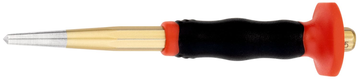 Centre punch with handguard 150 x 10 x 5 mm