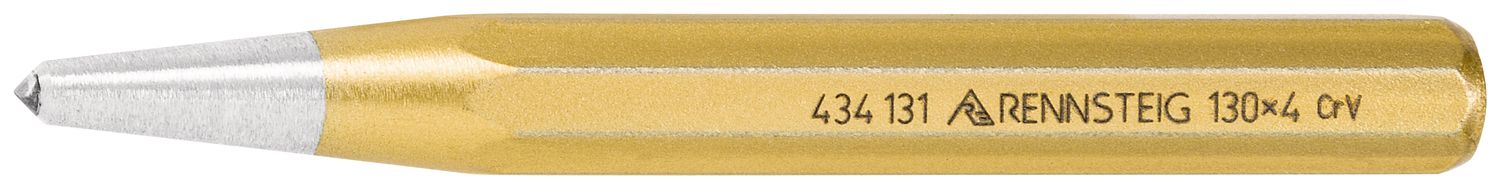 Centre punch with carbide tip 130 x 14 x 4 mm