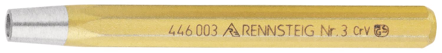 Rivet header for rivets Ø 3 mm