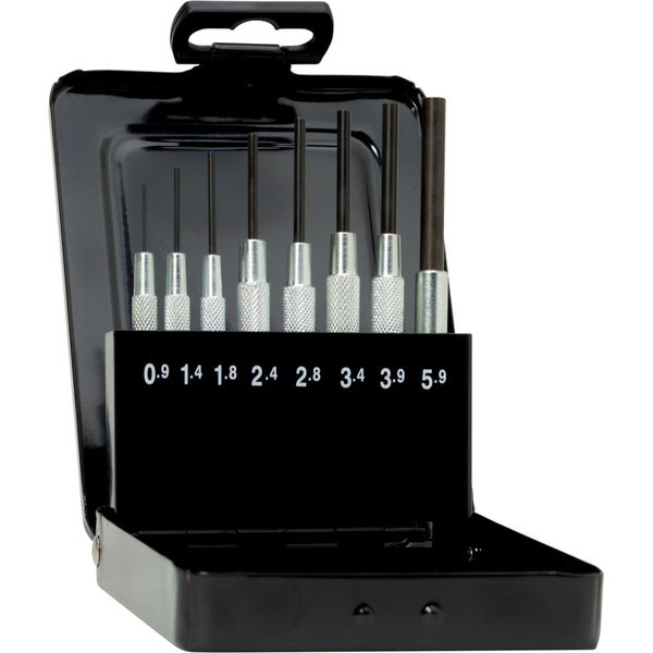 Set of Parallel Pin Punches with guide sleeve