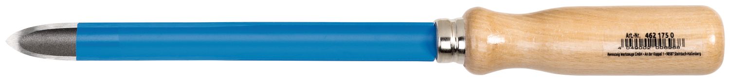 Triangular hollow-ground scraper 175 mm