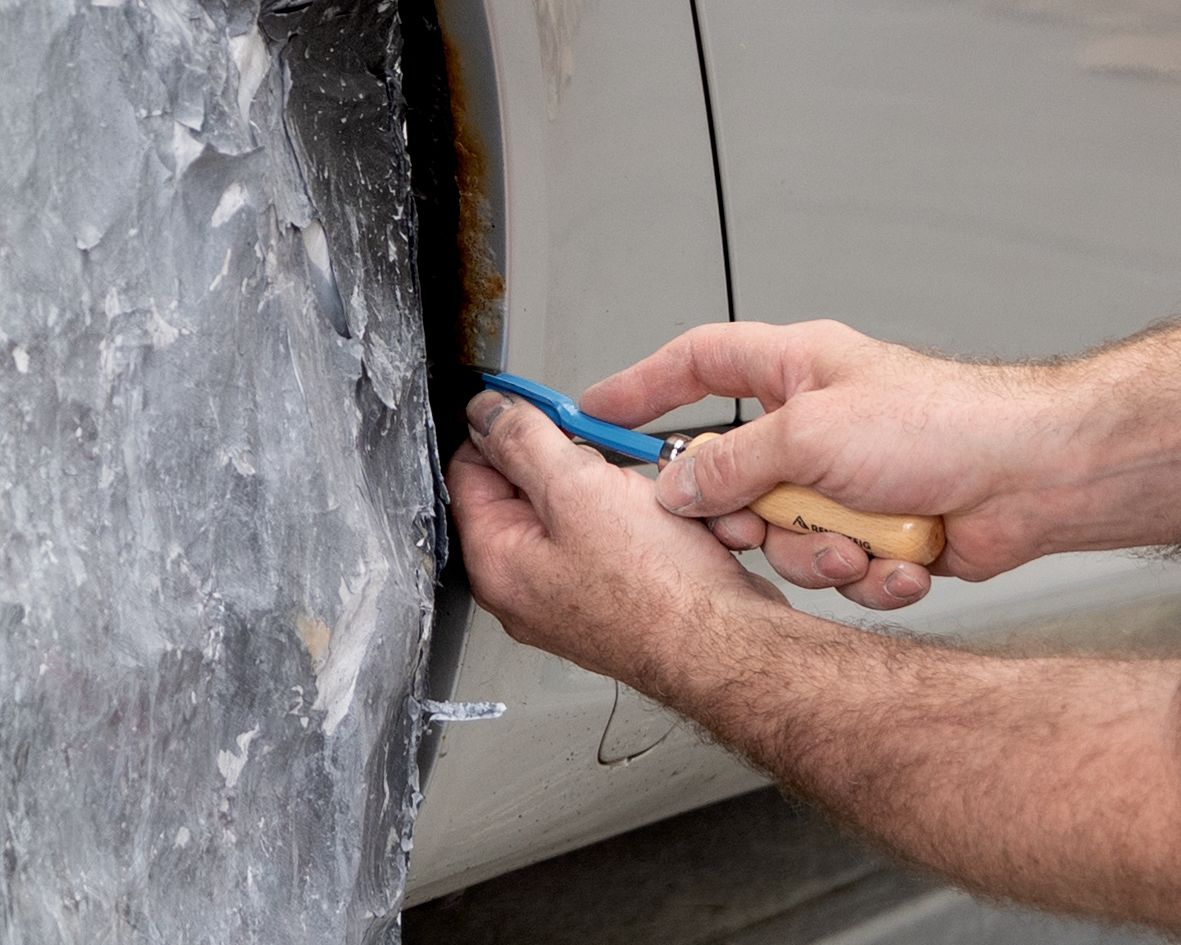 Triangular spoon scraper 200 mm thumbnail 2