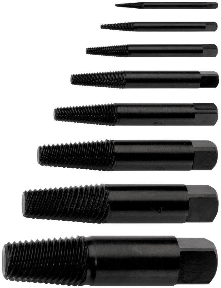 Screw extractor set “Spiral” (8-piece) in plastic tube thumbnail 3