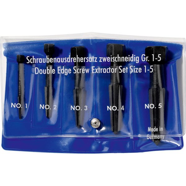 Screw extractor set