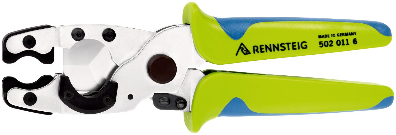 Pipe cutters with triangular blade, without calibration mandrel