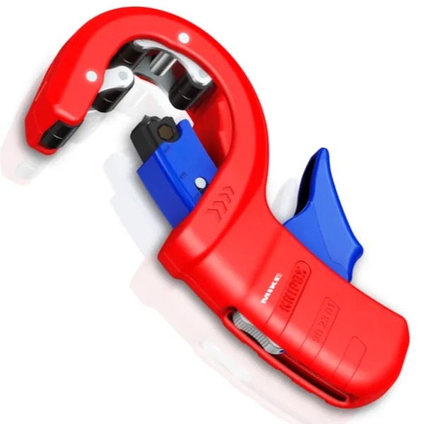 KNIPEX 90 23 01 BK DP50 Pipe cutter for thin-walled plastic drain pipes 202 mm