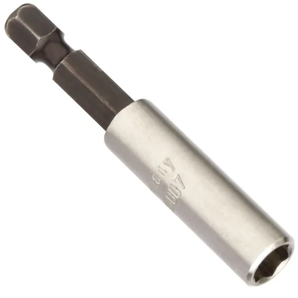 Magnetic bit holder Diager U628 allowing easier handling of screws, 6.3mm, 1/4 inch