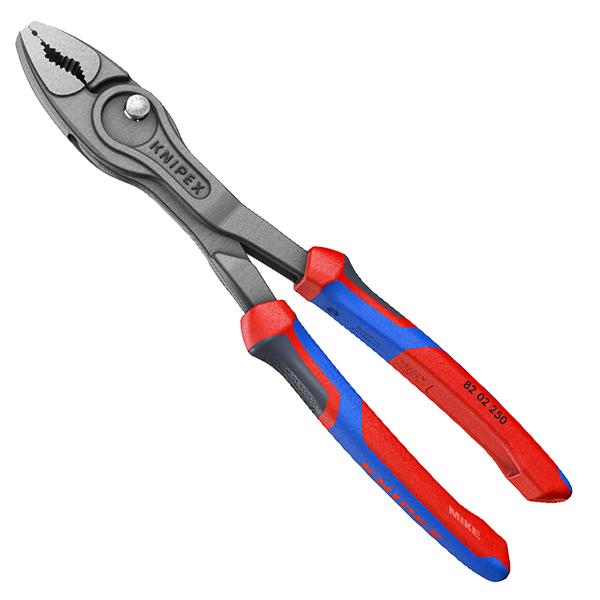 Kìm tháo ốc mòn TwinGrip Knipex 82 02 250, kẹp đến Ø27mm