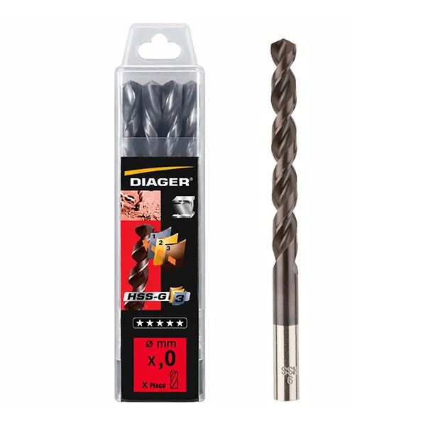 Hộp 10 mũi khoan sắt Ø2.0mm