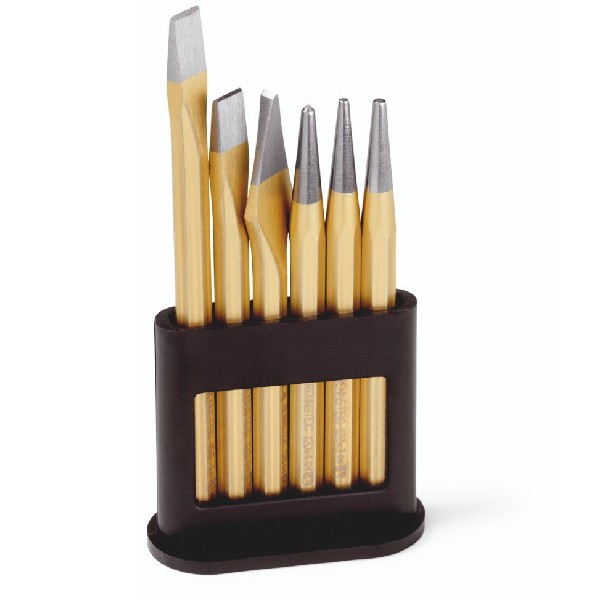 Tool set in plastic holder