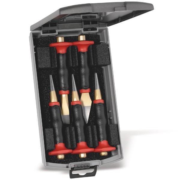 Tool set with handguard in plastic box DIY