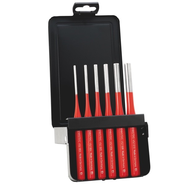 Bộ đột chốt song song “Exclusive” 6 chi tiết trong hộp kim loại | Rennsteig 425 530 6