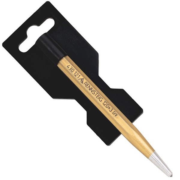 Đục tâm ∅3 mm mũi hợp kim Rennsteig 430 121 0 SB, độ cứng 68 HRC