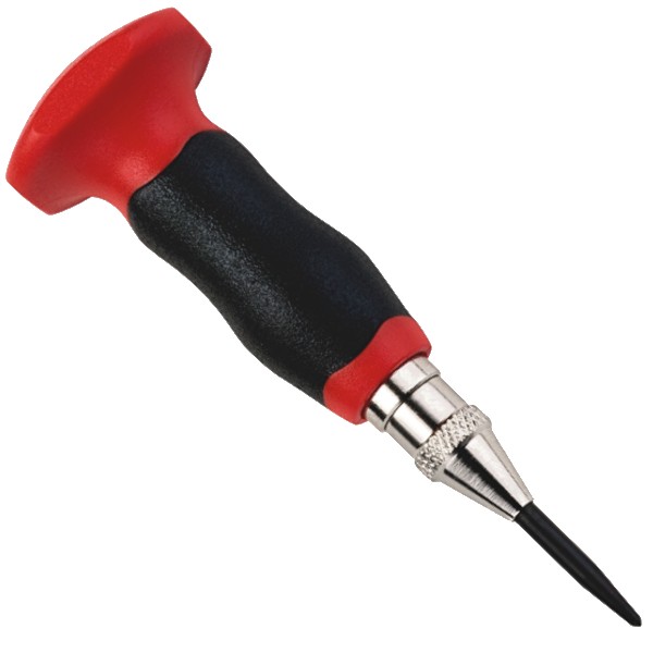 Automatic centre punch with handguard DIY, Ø 3.5 mm, 20 - 50 N