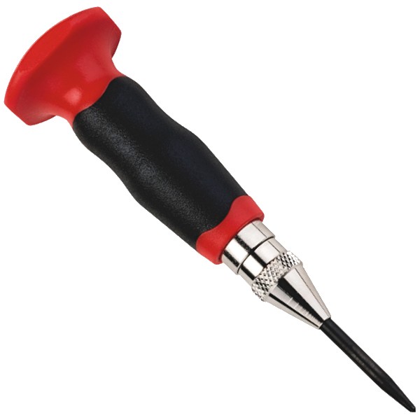 Automatic centre punch with handguard DIY, Ø 4 mm, 60 - 130 N