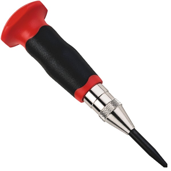 Automatic centre punch with handguard DIY, Ø 6 mm, 180 - 250 N