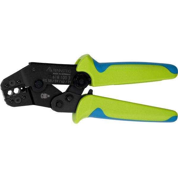 Kìm bấm cos đầu nối đồng trục Rennsteig PEW 8 618 100 3