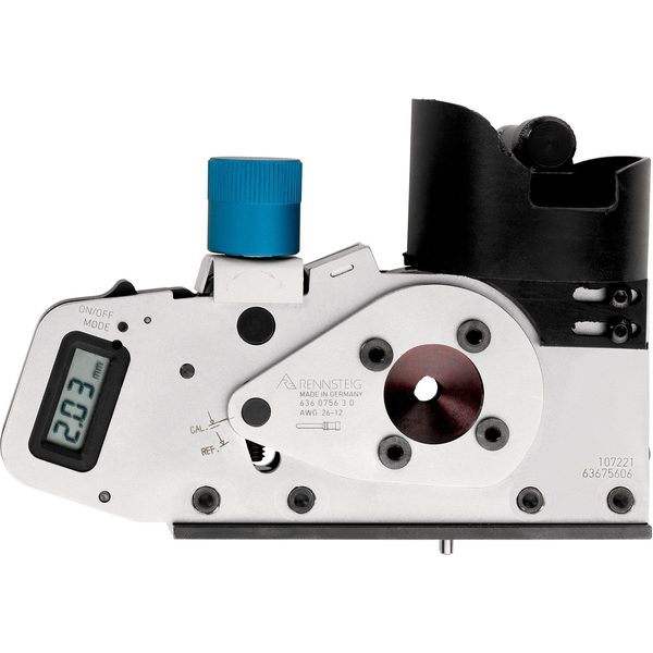 Crimping Unit 8.75-6 with Digital Display for Aviation Turned Contacts according to Standard AS22520/1-01