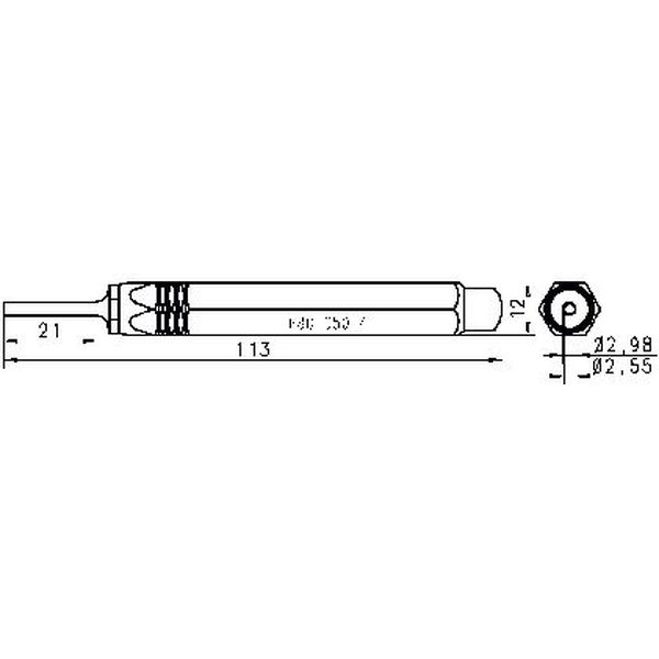 Dụng cụ gỡ bỏ chốt tiếp xúc Rennsteig 680 050 4