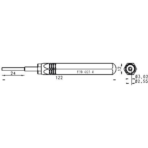Dụng cụ gỡ bỏ đầu nối xoay Rennsteig 680 053 4