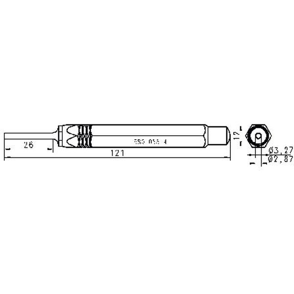 Dụng cụ gỡ bỏ đầu nối tiện Rennsteig 680 055 4