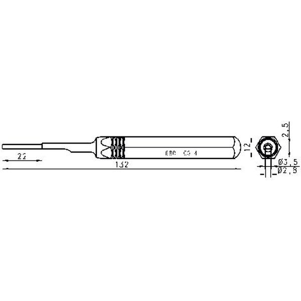 Công cụ chèn tiếp điểm đa chân Rennsteig 680 100 4