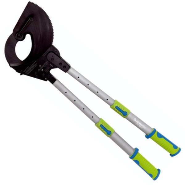 Kìm cắt cáp nhông Rennsteig D100, loại cắt bằng 2 tay, trợ lực