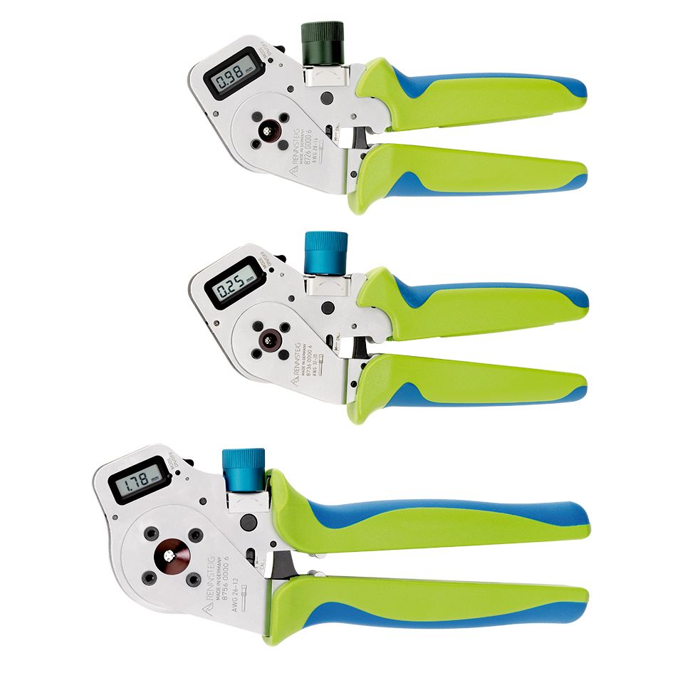 Dụng cụ bấm đầu 4/8-Indent DigiCrimp cho tiếp xúc hàng không thumbnail 4