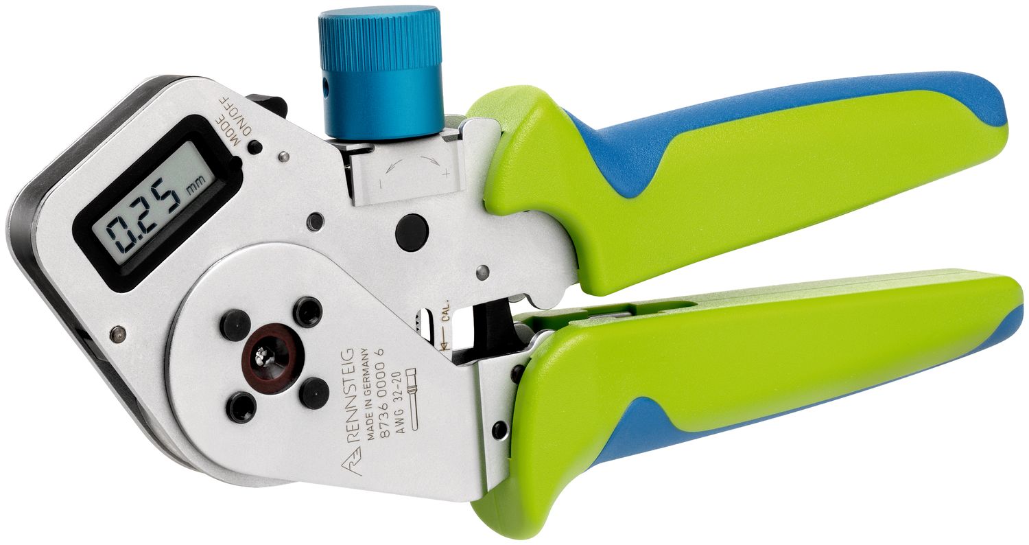 Dụng cụ bấm đầu 4/8-Indent DigiCrimp cho tiếp xúc hàng không thumbnail 6