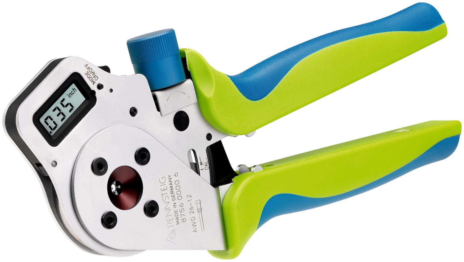 Dụng cụ bấm đầu 4/8-Indent DigiCrimp cho tiếp xúc hàng không thumbnail 3