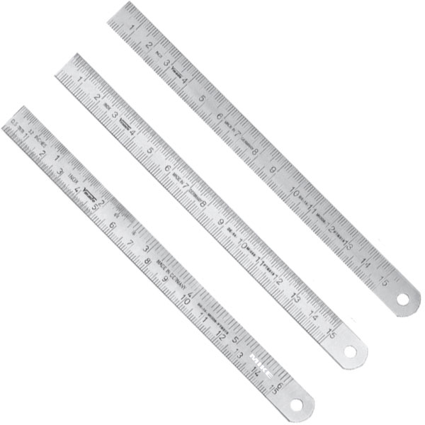 Thước lá inox 1010010 bản hẹp, tiêu chuẩn DIN 2004/22/ECII