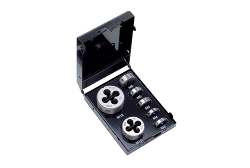 P.V.97 Round dies (set of 7 pcs.) DIN standard HSS M 3 – M 12