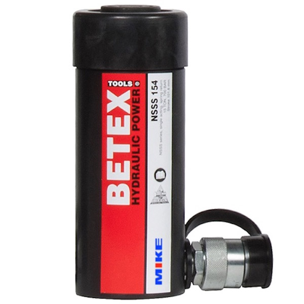 Kích thủy lực 1 chiều NSSS - tải trọng từ 4.5-100 tấn hồi bằng lò xo Betex