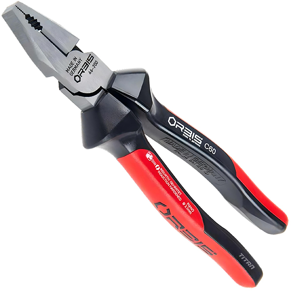 Kìm đa năng ORBIS 46, phiên bản HD, đầu bằng, lưỡi cắt dài