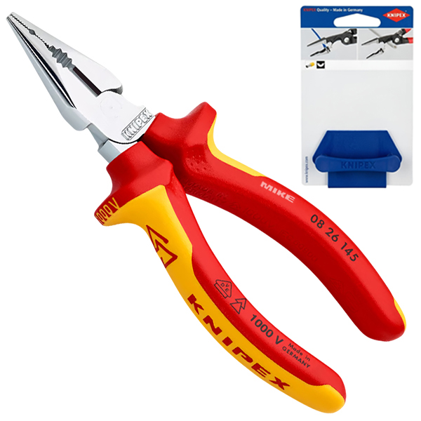 Kìm đa năng mỏ nhọn Knipex 08 gồm 10 tùy chọn kiểu cán và size