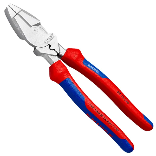 Kìm đầu bằng trợ lực 240mm, đầu và lưỡi mạ crom