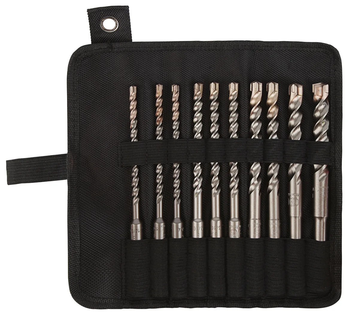 Reinforced concrete masonry drill bit set Booster Plus DIAGER 072B, up to Ø14 mm, SDS-Plus Shank